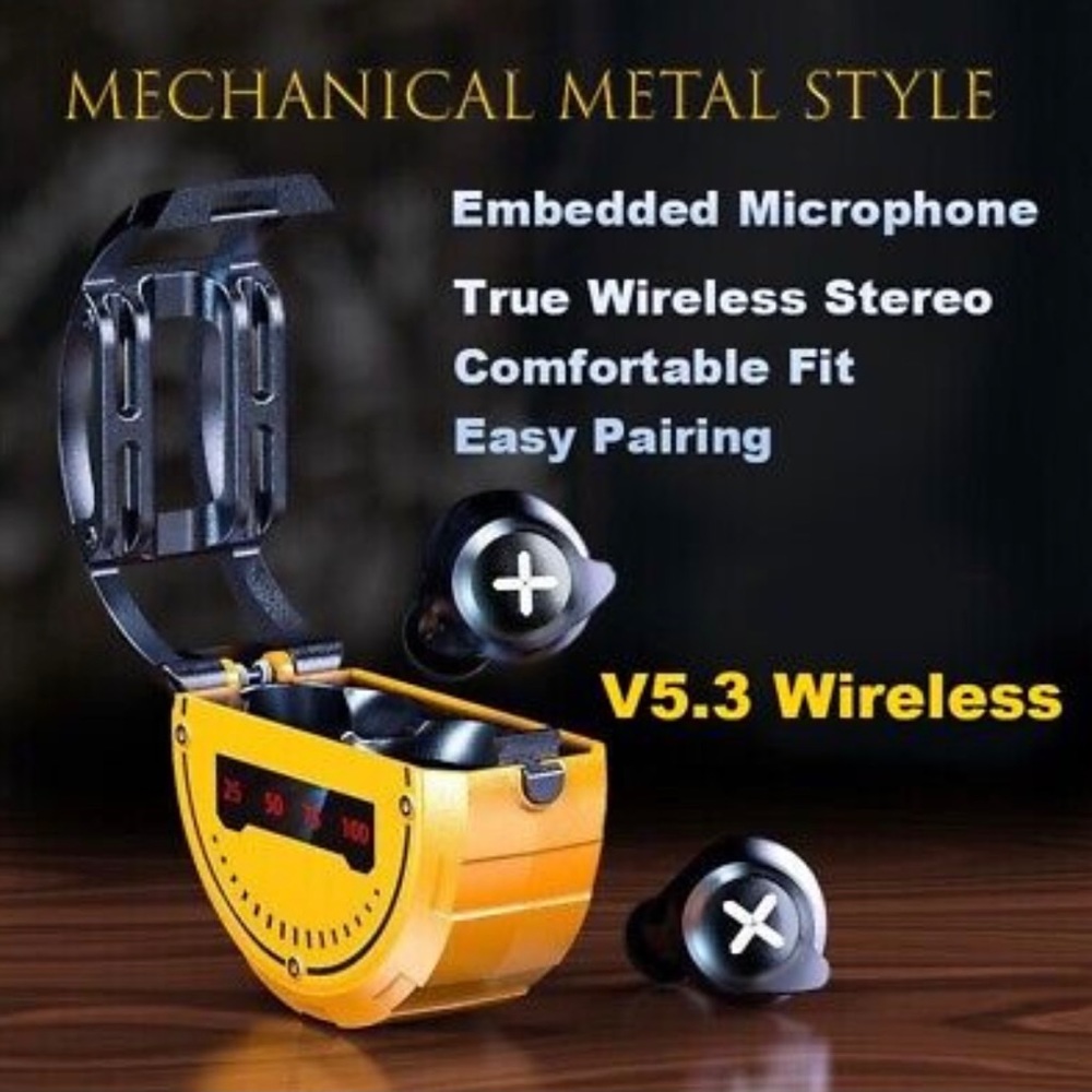 Wireless Bluetooth Earbuds HiFi Games Music Earphone Embedded Microphone V5.3